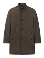 BUGATTI WOOL BLEND BROWN COAT