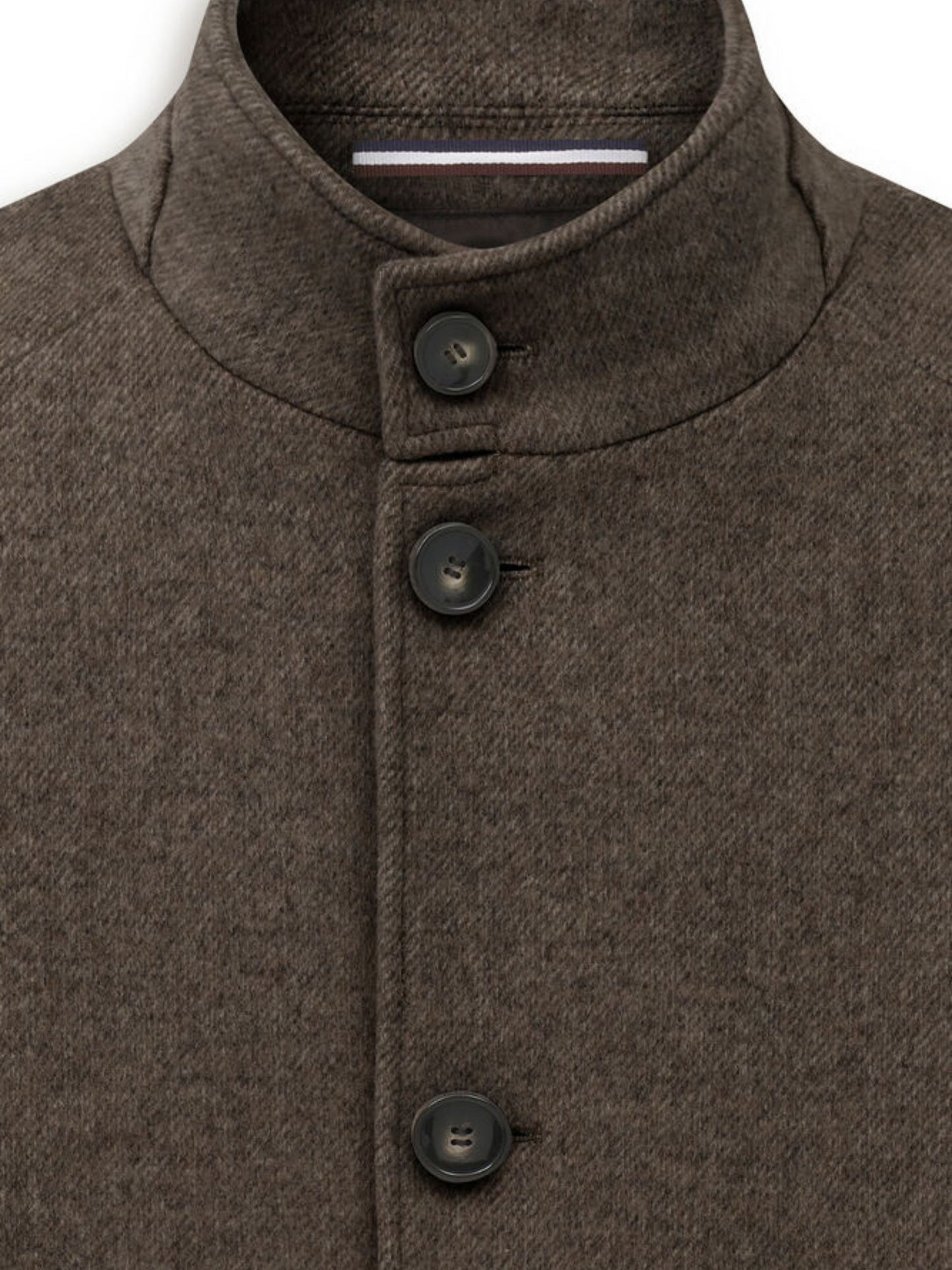 BUGATTI WOOL BLEND BROWN COAT