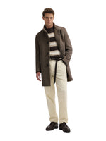 BUGATTI WOOL BLEND BROWN COAT