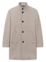 BUGATTI WOOL BLEND LIGHT BEIGE COAT