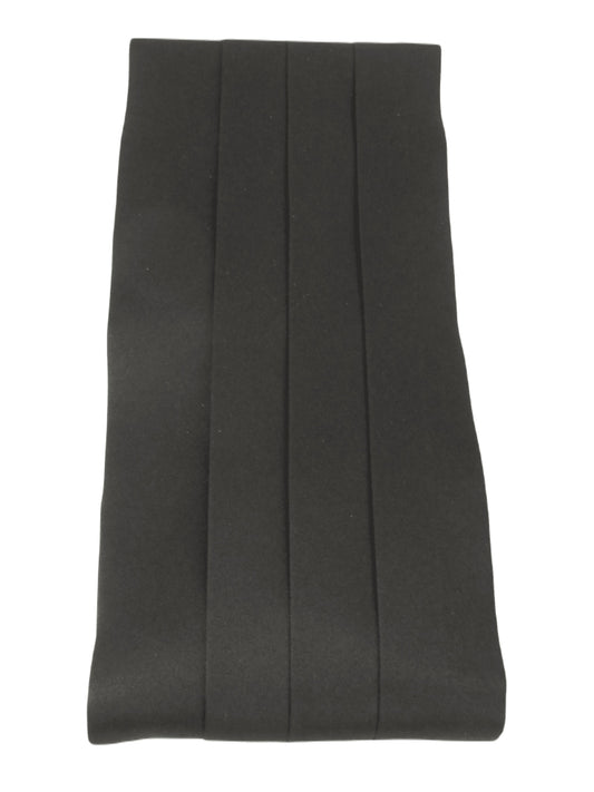 BLACK SATIN CUMMERBUND
