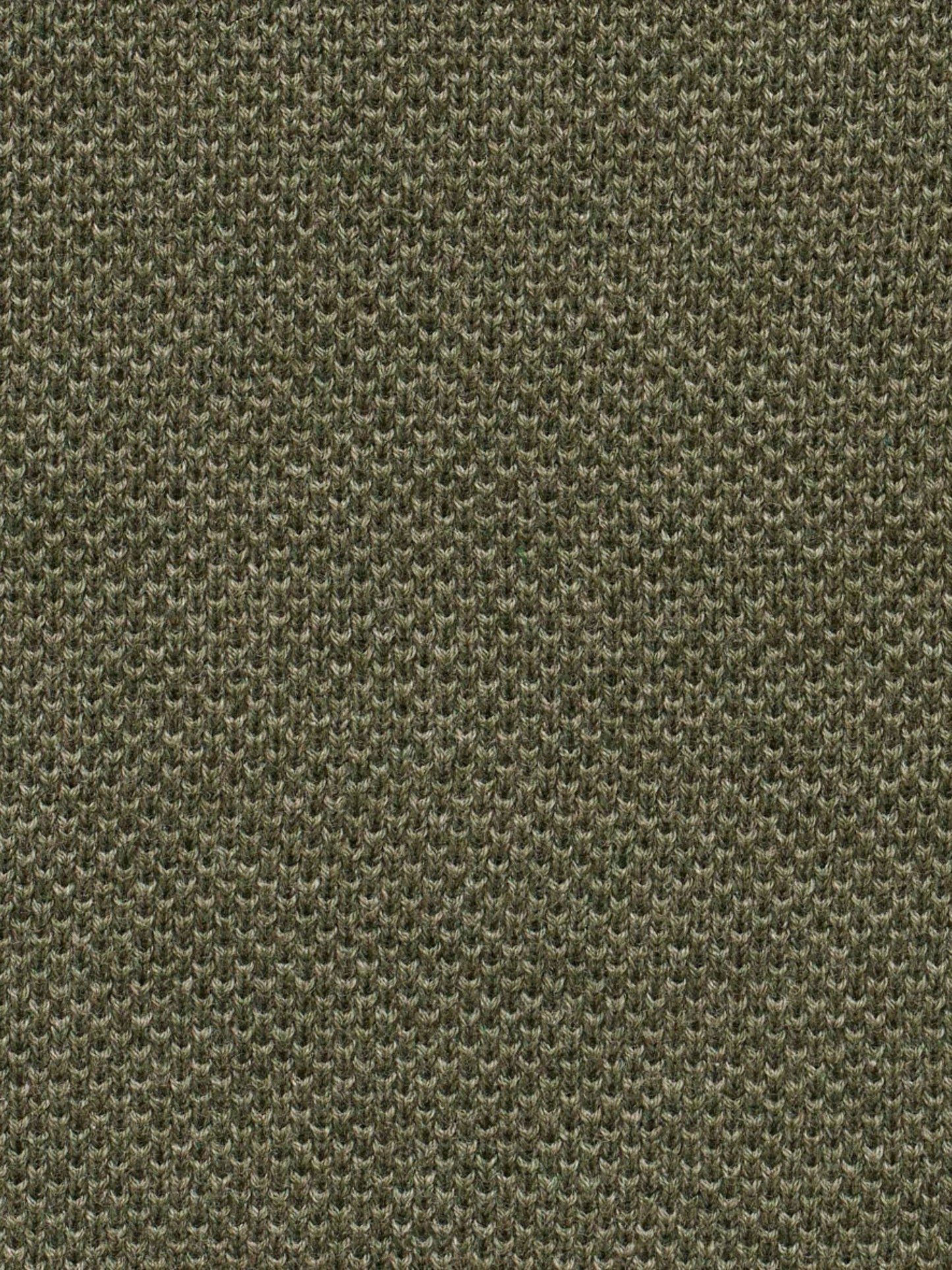 GREEN QUARTER ZIP COTTON JUMPER