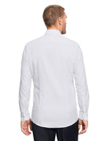 WHITE BODY FIT COVER SHIRT