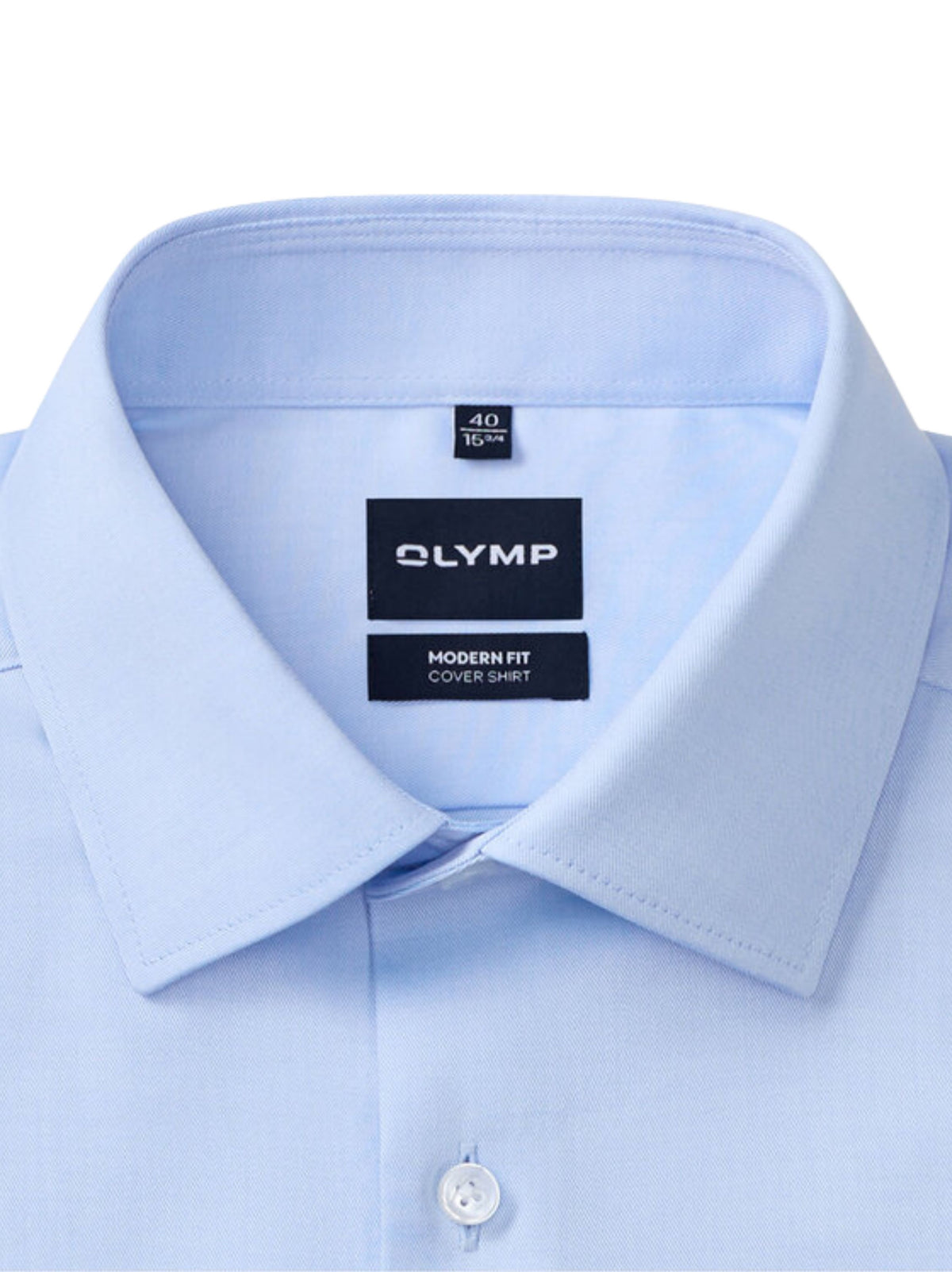 BLUE MODERN FIT COVER SHIRT