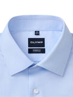BLUE MODERN FIT COVER SHIRT
