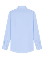 BLUE MODERN FIT COVER SHIRT