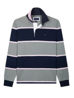 KHAKI STRIPED COTTON JERSEY