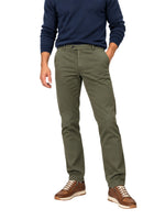 OSLO DARK GREEN CHINOS WITH STRETCH FABRIC