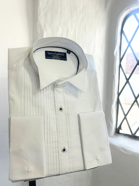 SAVOY WHITE DRESS SHIRT WITH WING COLLAR