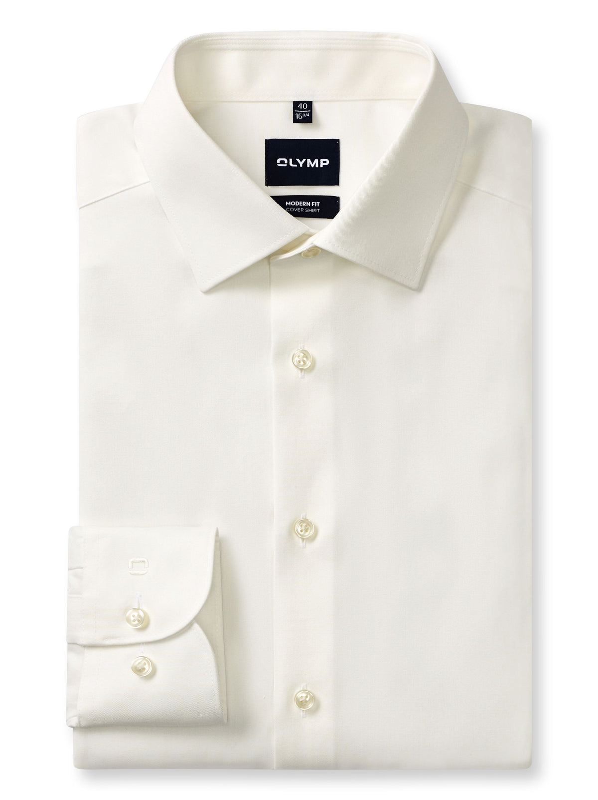 ECRU MODERN FIT COVER SHIRT