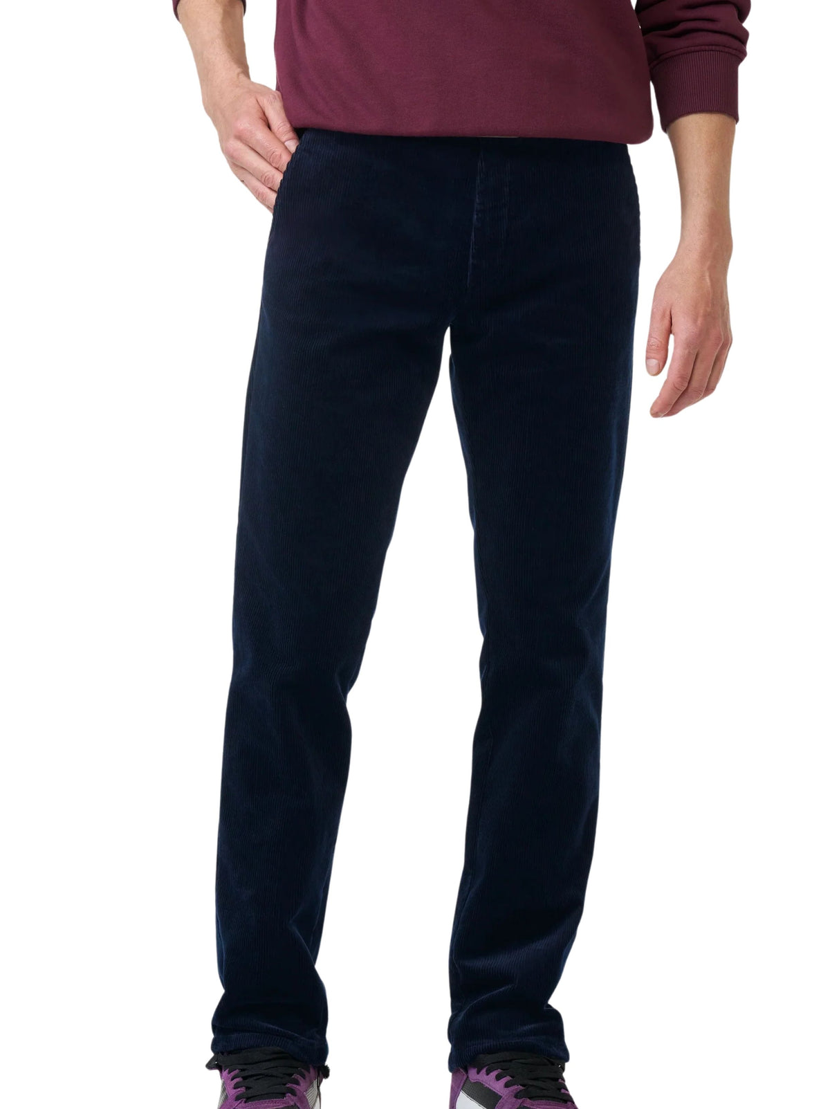 ROMA ACTIVE NAVY COTTON CORD TROUSERS