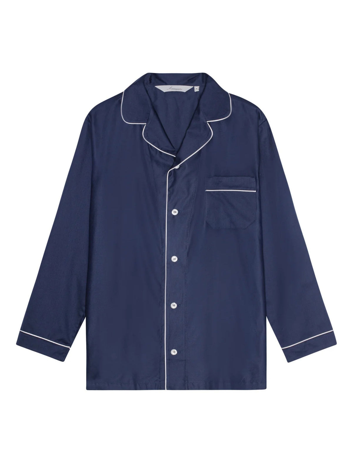 BERN NAVY WITH WHITE PIPING PYJAMAS