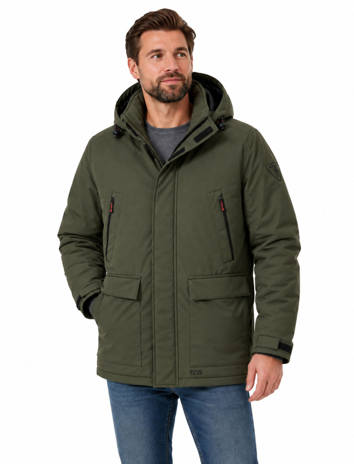 LEWIS OLIVE WATERPROOF JACKET