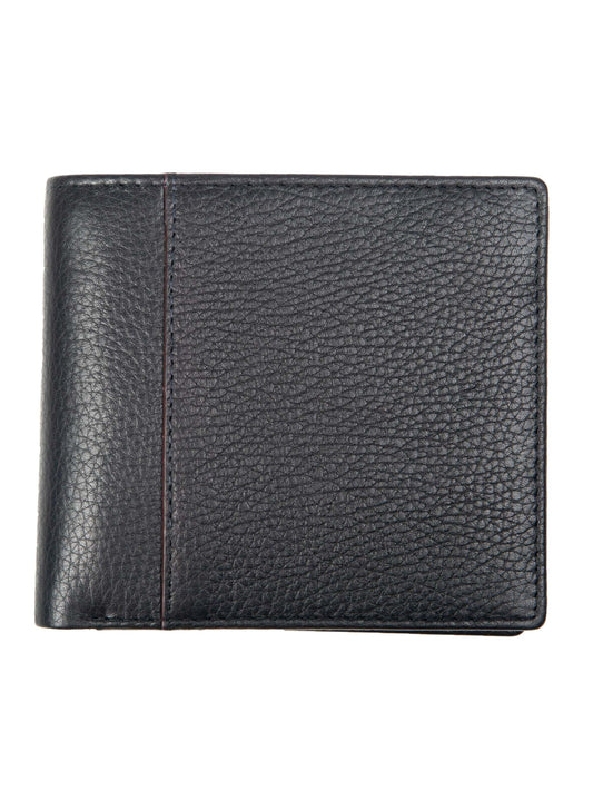 BLACK/BORDEAUX BI-FOLD WALLET