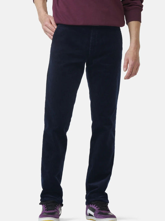 ROMA DARK BLUE COTTON CORD TROUSERS