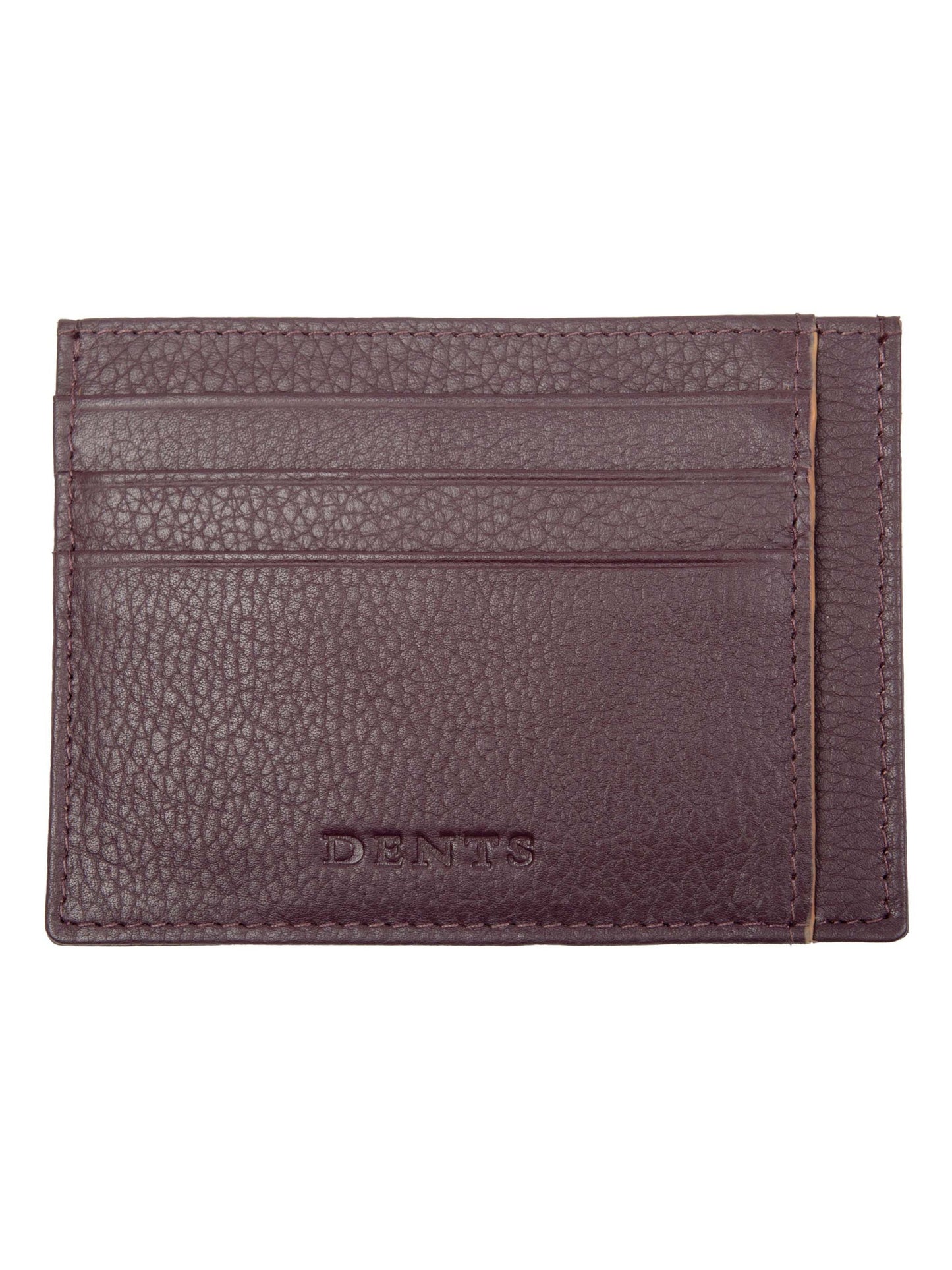 BORDEAUX/LIGHT TAN CARD HOLDER