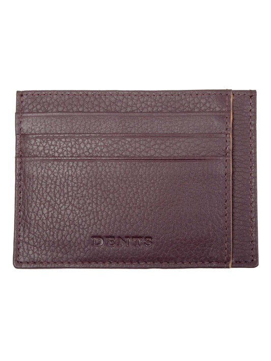 BORDEAUX/LIGHT TAN CARD HOLDER