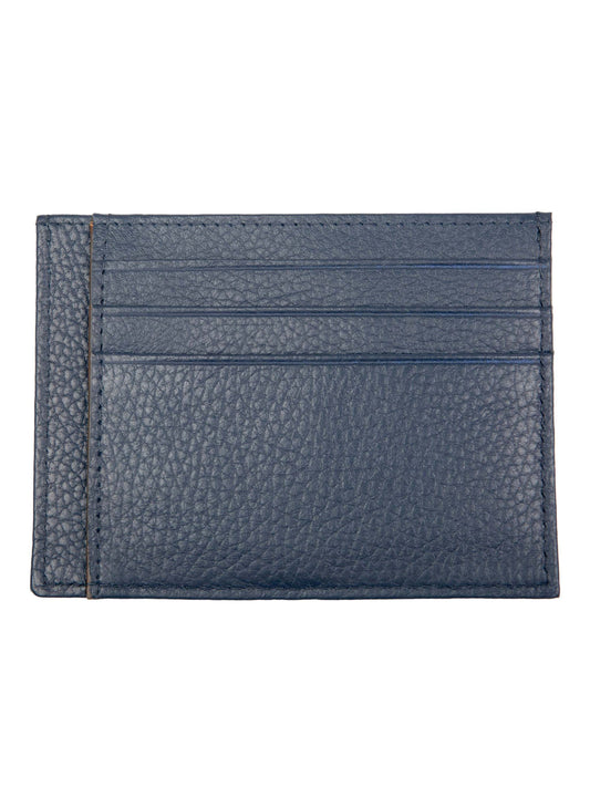 NAVY/COGNAC CARD HOLDER