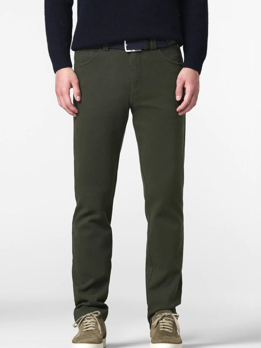 OSLO DARK GREEN CHINOS NO TRIM