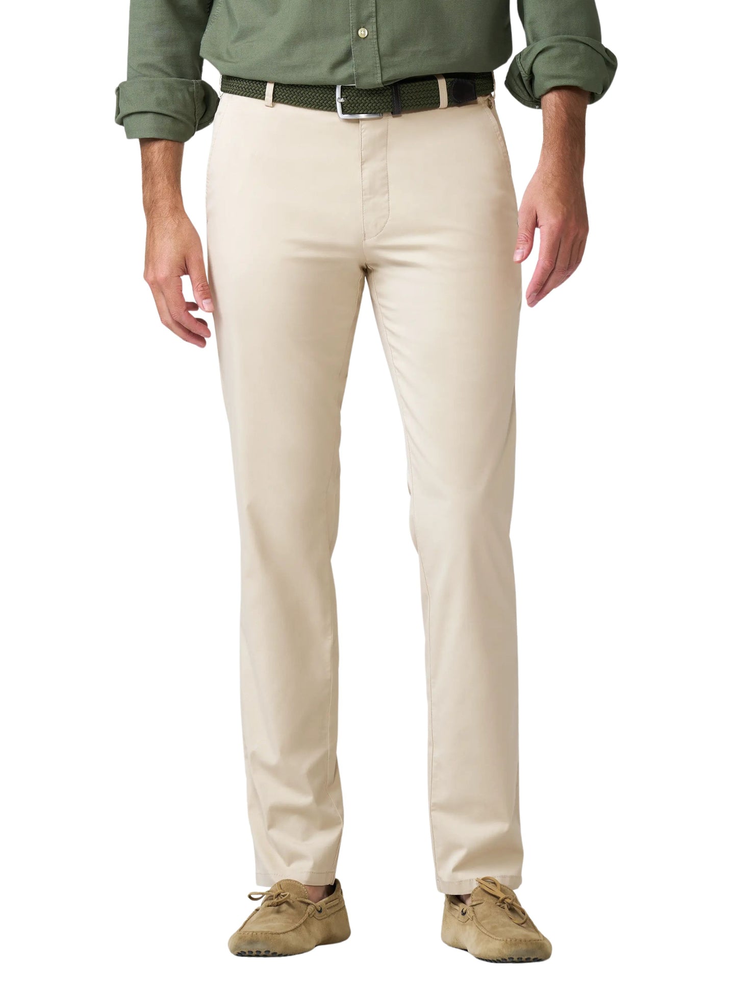 BEIGE OSLO ORGANIC COTTON CHINOS