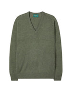 HAMPSHIRE CLASSIC LANDSCAPE V NECK JUMPER