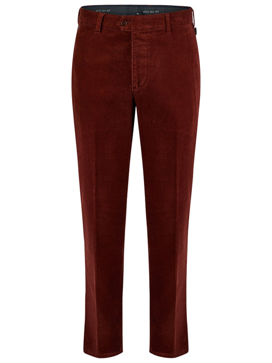 PARMA B RED NEEDLE CORDS