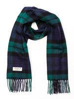 BLACK WATCH TARTAN LAMBSWOOL SCARF