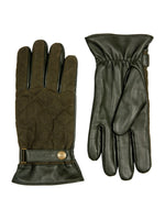 DARK GREEN DENTS GLOVES