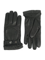 BLACK AND GREY DENTS GLOVES