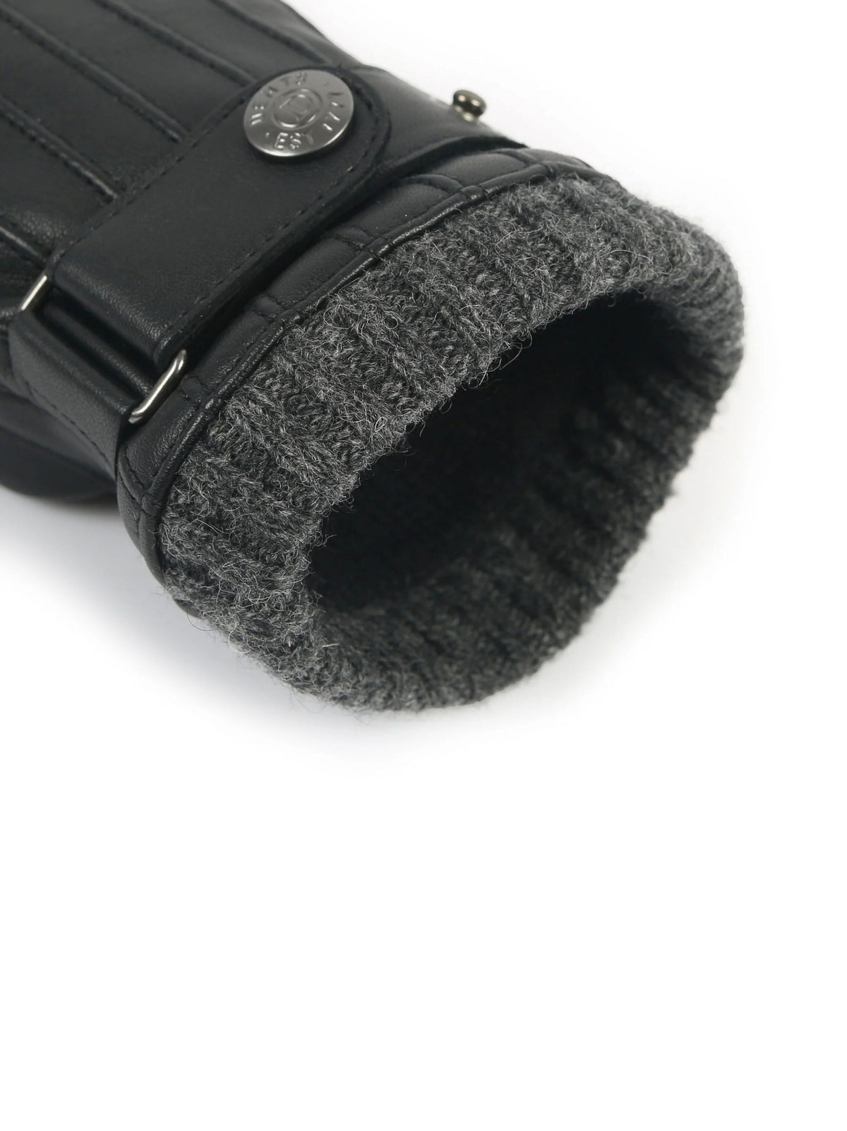 BLACK AND GREY DENTS GLOVES
