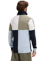 SKY COTTON TWILL LONG SLEEVE JUMPER