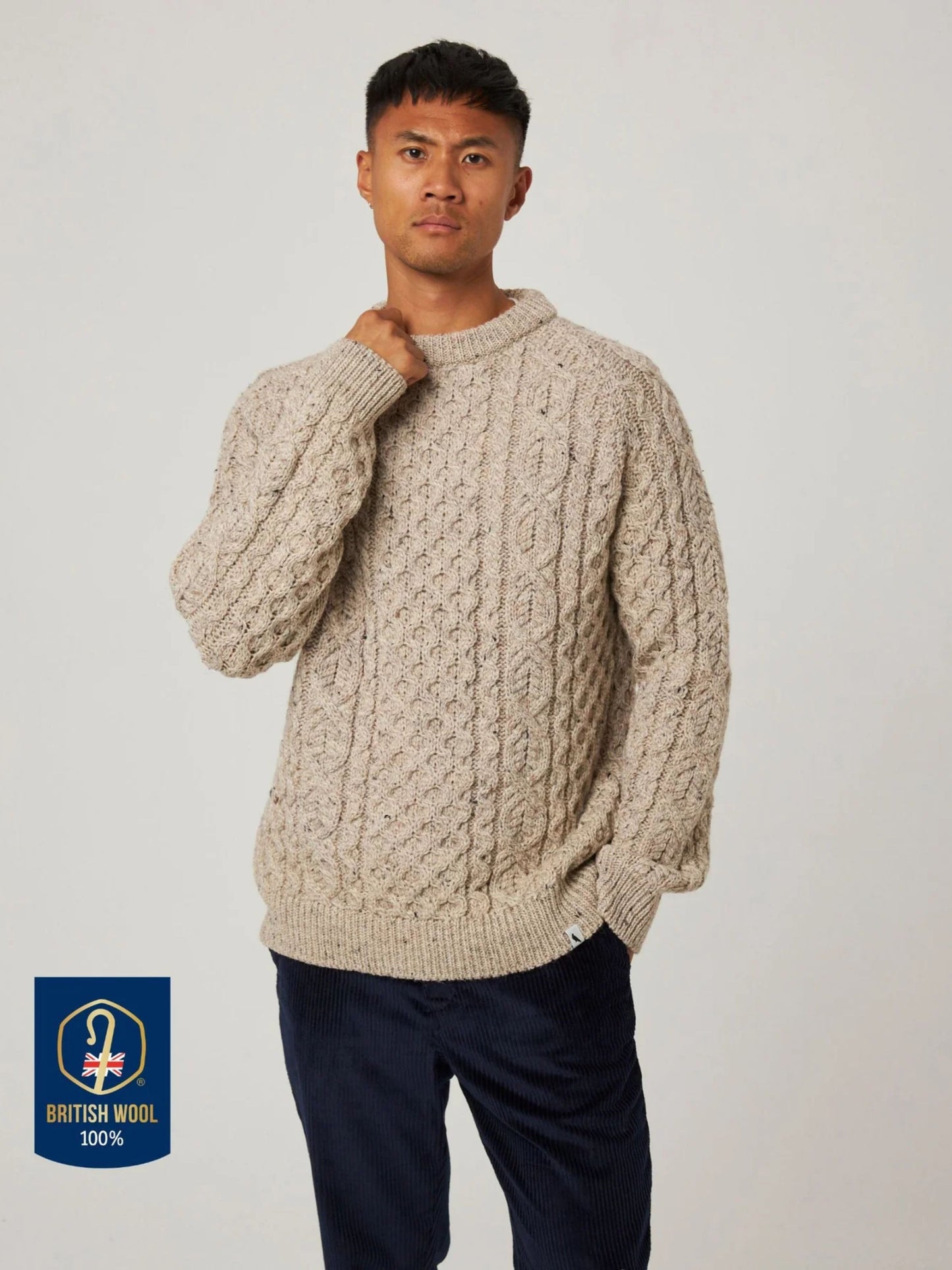 HUDSON SKIDDAW PURE WOOL JUMPER