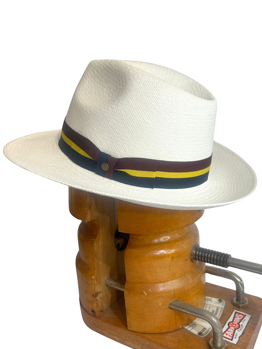 REGIMENTAL BLEACH PANAMA HAT