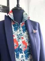 JACKY DARK BLUE WOOL SPORTS JACKET
