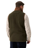 AYLSHAM MID GREEN FLEECE GILET