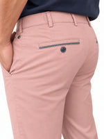 LIGHT PINK OSLO ORGANIC COTTON CHINOS