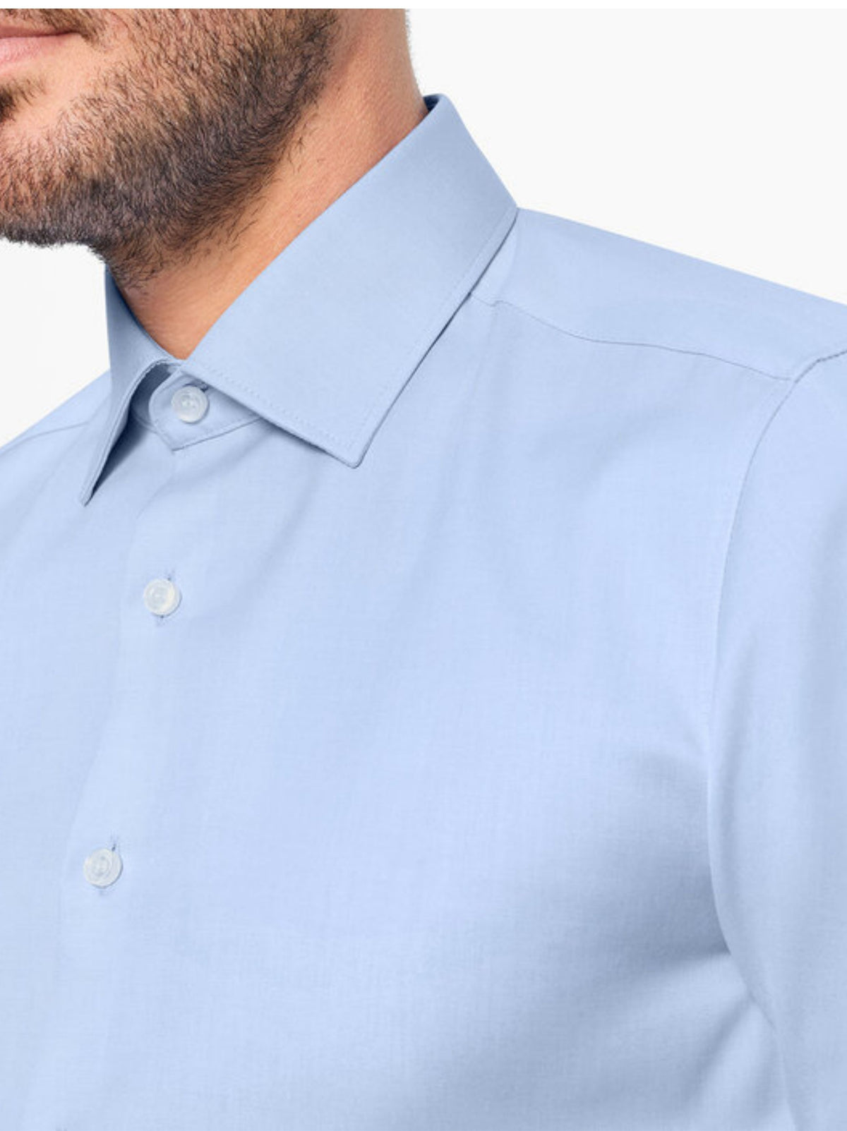 BLUE BODY FIT COVER SHIRT
