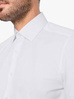 WHITE BODY FIT COVER SHIRT