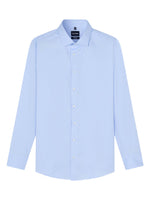BLUE MODERN FIT COVER SHIRT
