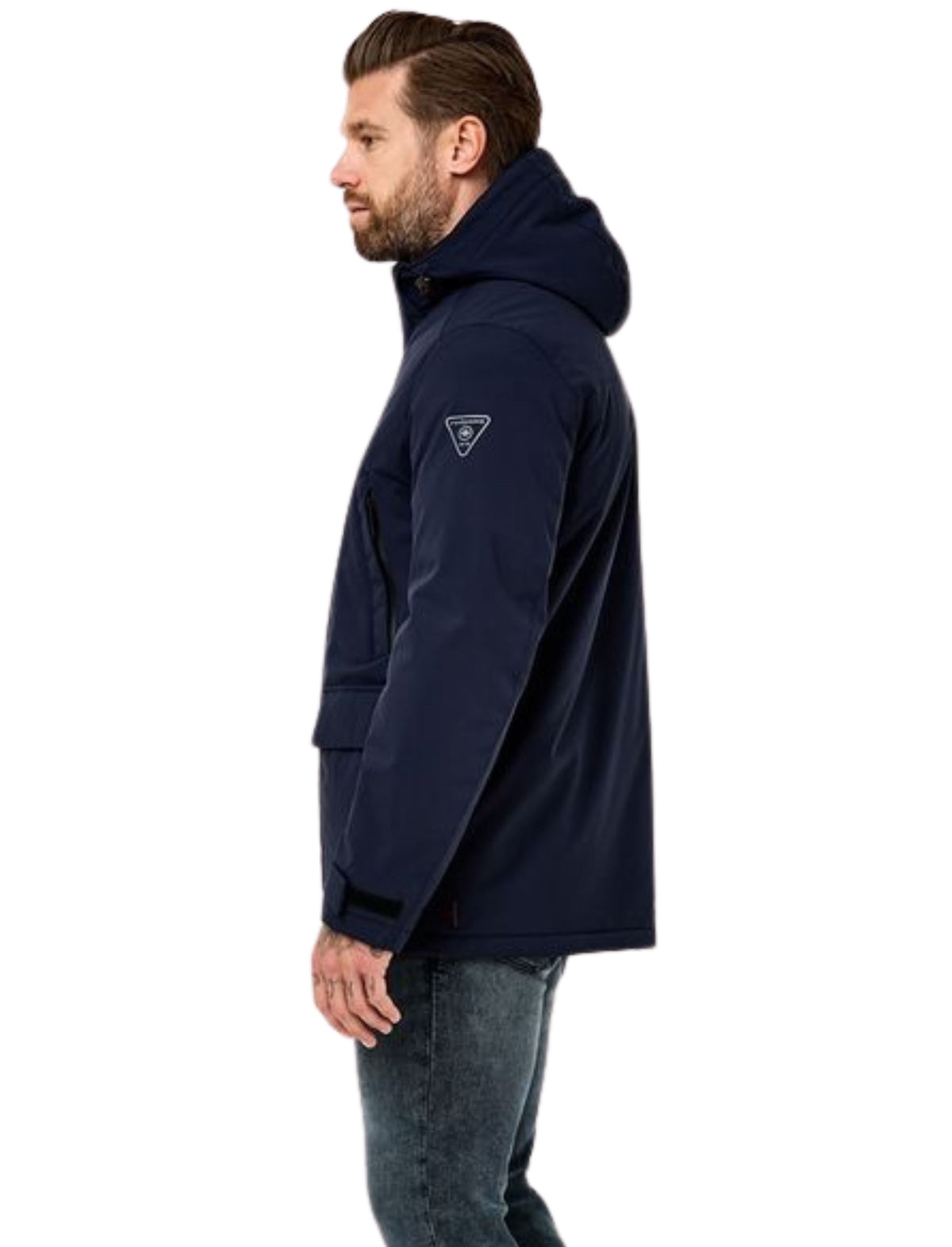 LEWIS NAVY WATERPROOF JACKET
