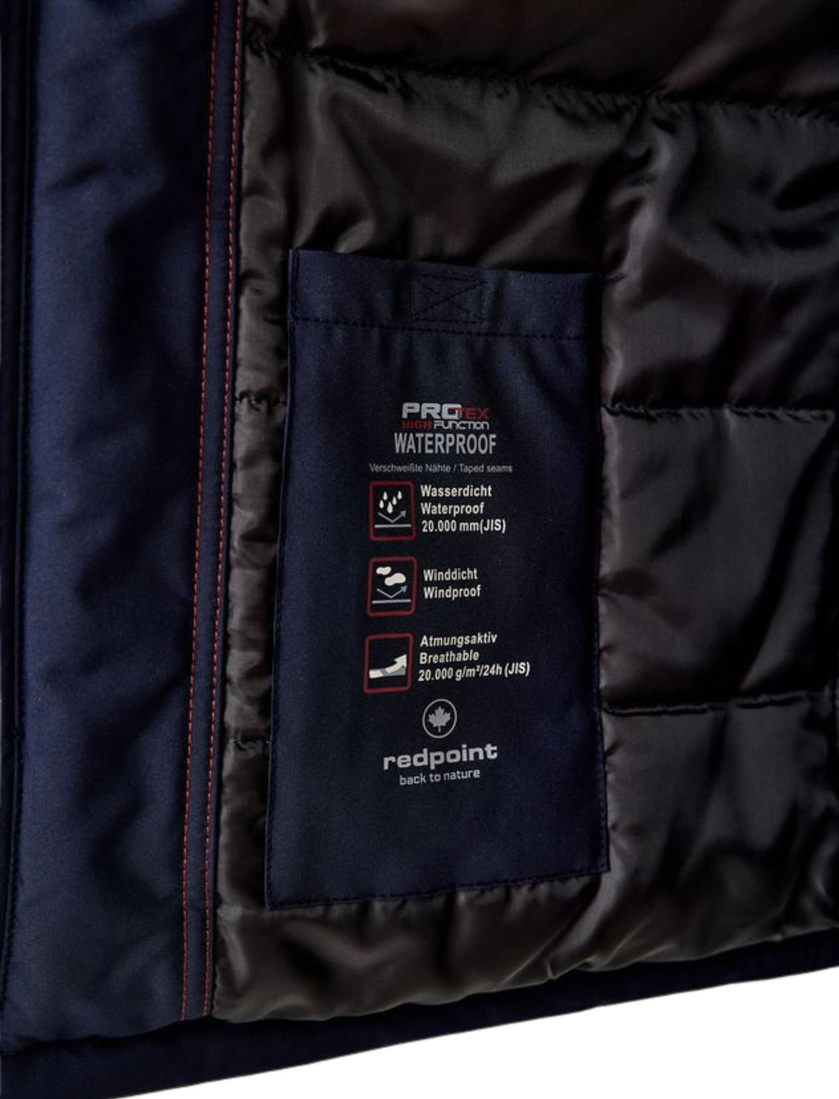 LEWIS NAVY WATERPROOF JACKET