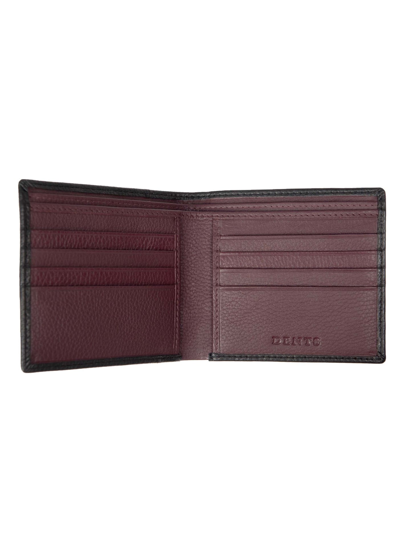 BLACK/BORDEAUX BI-FOLD WALLET
