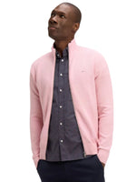 PINK COTTON ZIP UP CARDIGAN