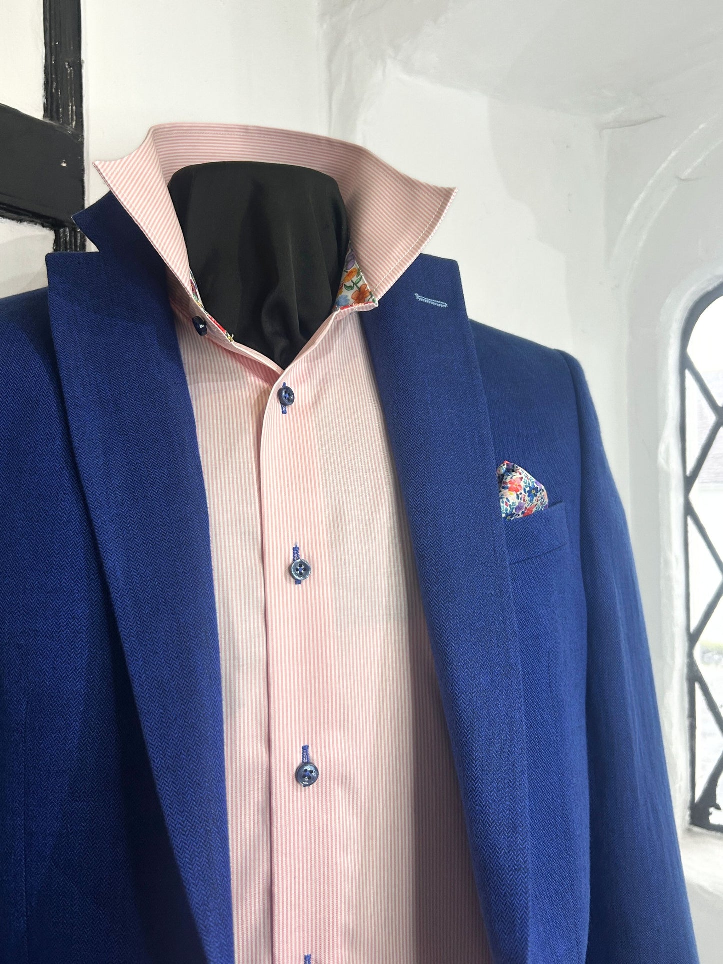 JACK BLUE LINEN JACKET