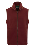 AYLSHAM BORDEAUX FLEECE GILET