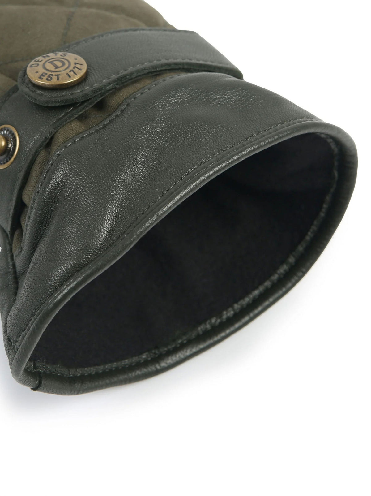 DARK GREEN DENTS GLOVES