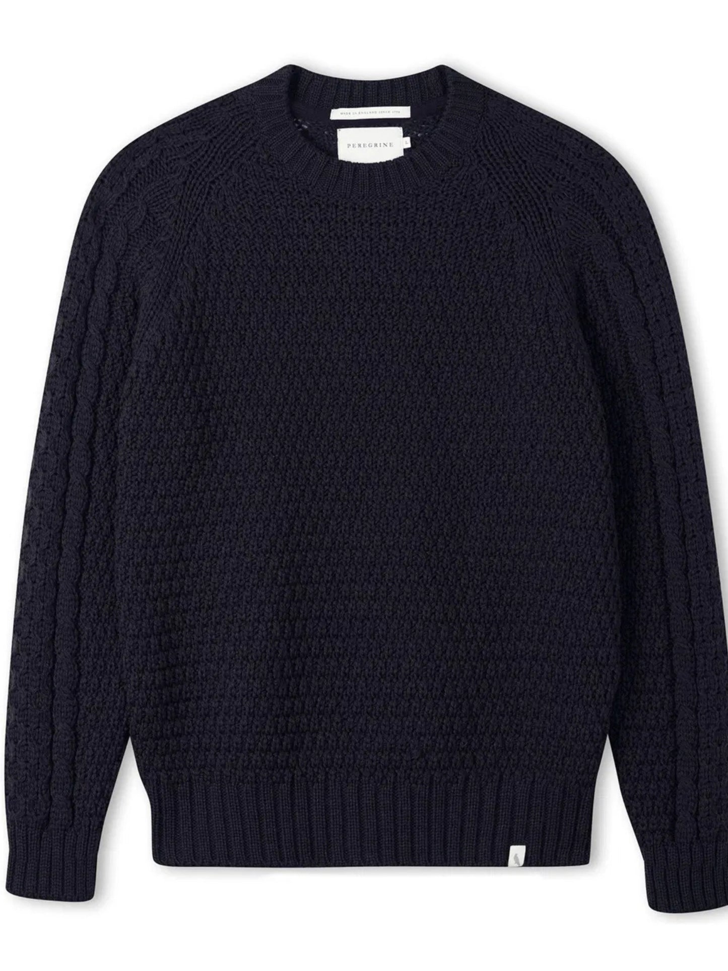 WINSTON NAVY PURE WOOL JUMPER