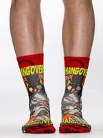 HANGOVER CAT PRINTED SOCKS