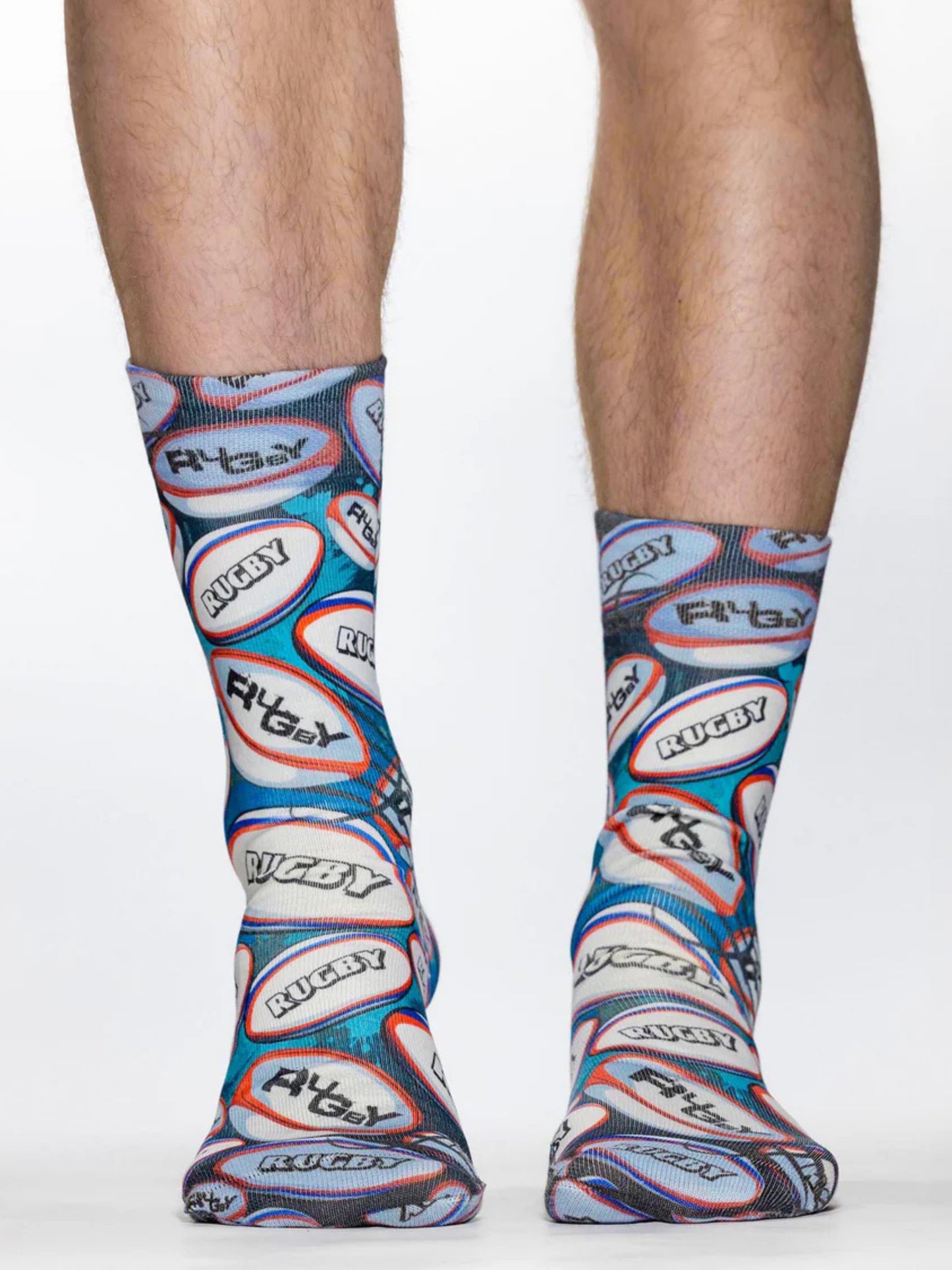 RUGBY PRINTED SOCKS