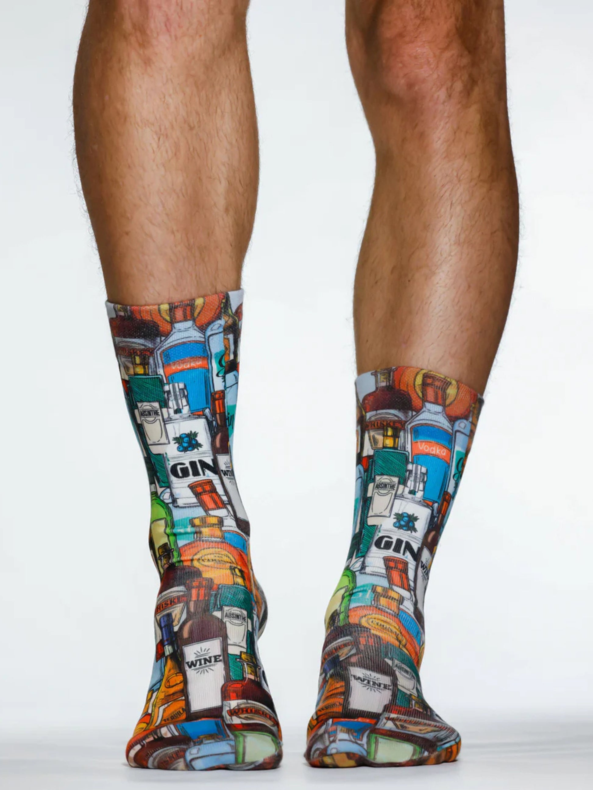 HARD DRINKS PRINTED SOCKS